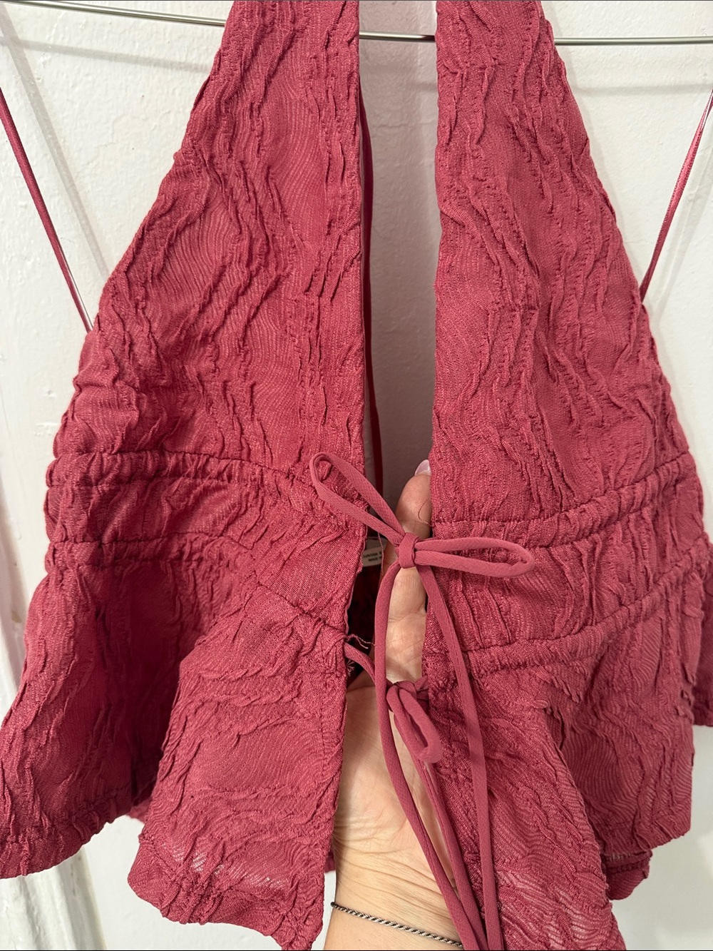 ZARA Raspberry Pink Halter Top - Picture 4 of 5